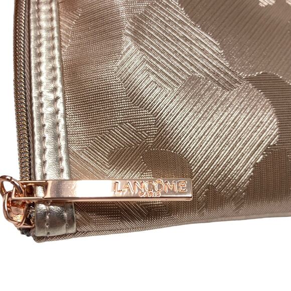Lancome Rose Gold Camo Print Cosmetic Bag New Never Used - Picture 3 of 5